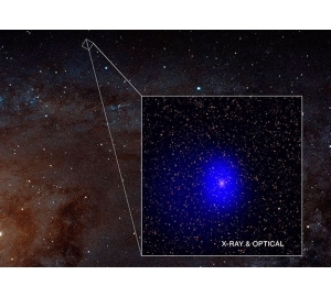Галактика Андромеды заслонила двойную черную дыру